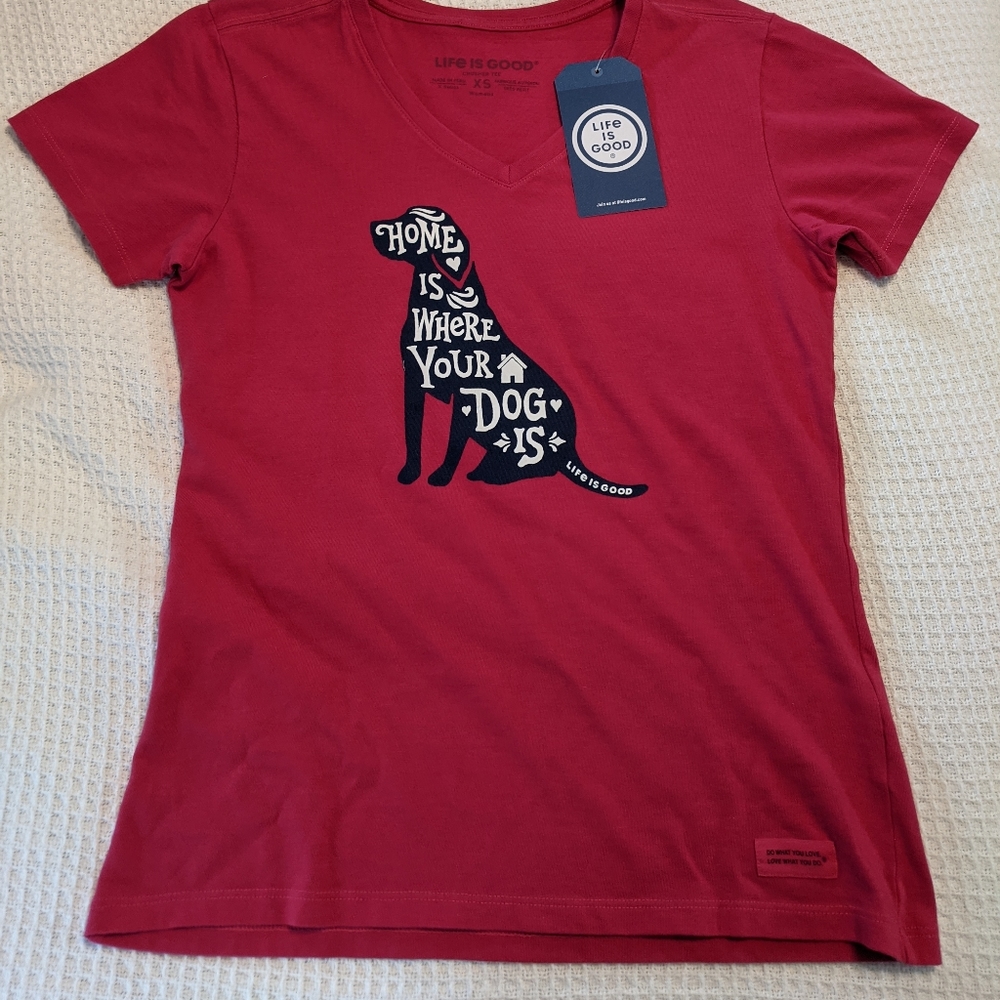 Life is Good crusher tee
